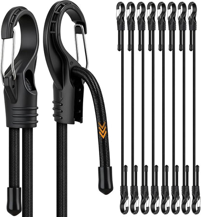 8-Piece 36-inch Adjustable Bungee Cords by ELEAD