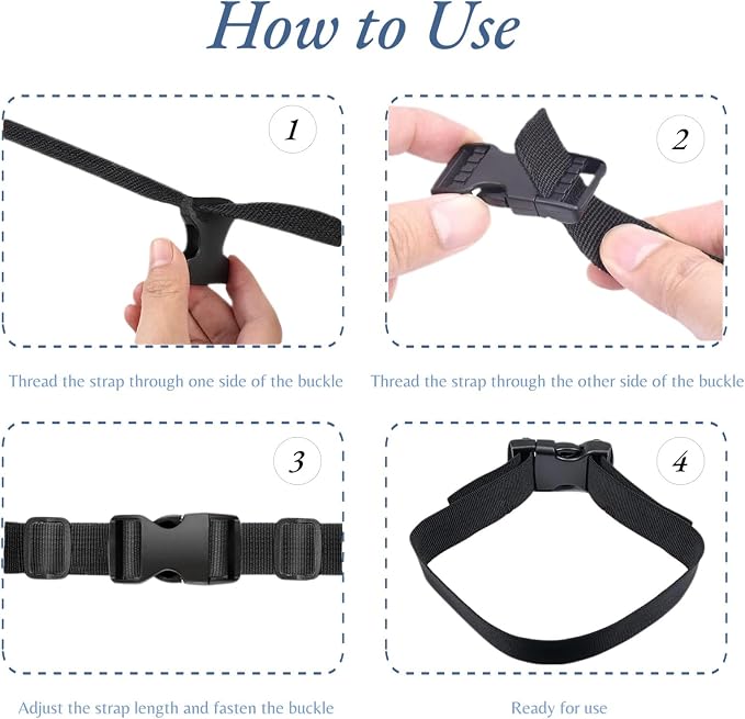 4 Pack 2 Inch Buckle Quick Side Release, Heavy Duty Plastic Side Release Buckles - Image 4