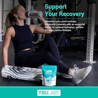 TRULABS Hydrate Electrolyte Drink Mix – Glacier Flavor, Sugar-Free Hydration - Image 6