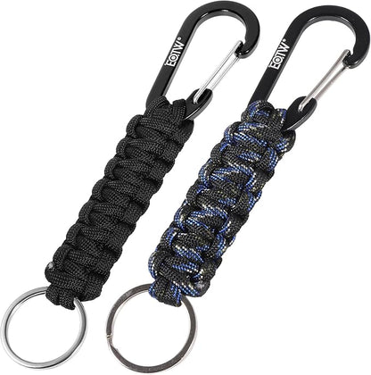 EOTW Paracord Keychain for Men Women Paracord Carabiner Backpack Keychain by EOTW