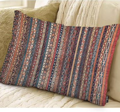EKOBLA Turkish Carpet Rectangle Pillow Cases Vintage Persian Oriental Waist - Image 2