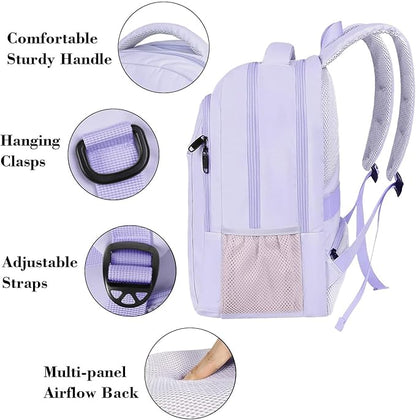 MATEIN Laptop Backpack for Girls, 15.6 Inch College School Backpack for Women - Image 4