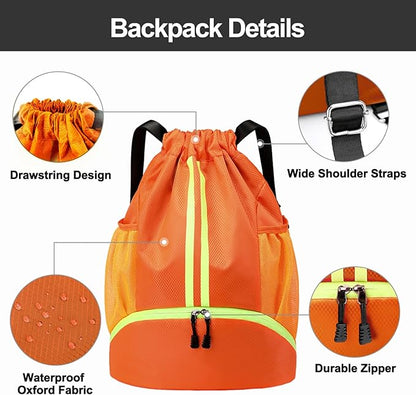 Hoedia Sports Drawstring Backpack - Image 5