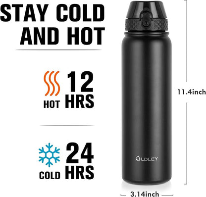 Oldley Insulated Water Bottle 32oz Water Bottles - Image 2