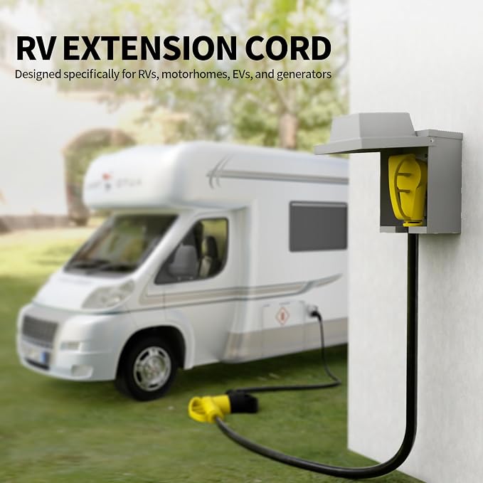 POWGRN 30 Amp RV Extension Cord 50 FT Outdoor - Image 7
