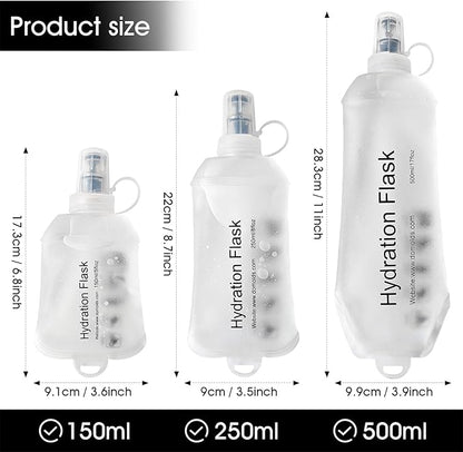 GYGYL Soft Flask, TPU Collapsible Soft Water Bottle - Image 2