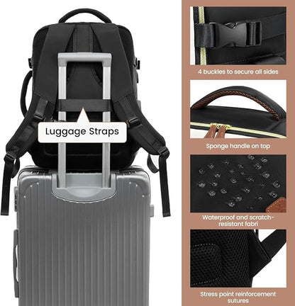 LOVEVOOK 50L Travel Backpack Carry On Airline Approved, Large Backpack - Image 7