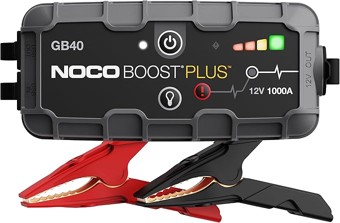 NOCO Boost GB40: 1000A UltraSafe Jump Starter – 12V Lithium Battery Booster Pack by NOCO