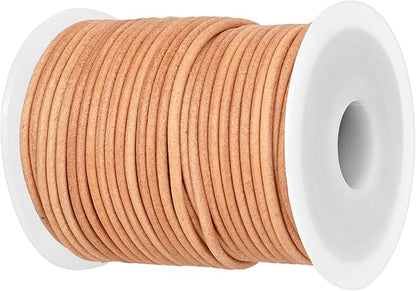 GENIQUE Real/Genuine Round Leather String Cord by GENIQUE