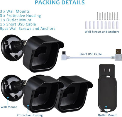 GoHonor All New Blink Outdoor 4th Gen Camera Mounting Brackets, 3 Pack - Image 7