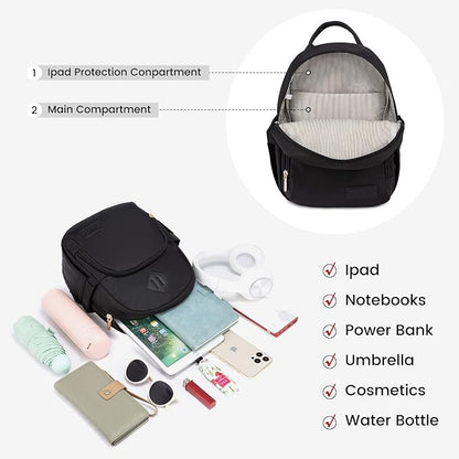 LOVEVOOK Mini Backpack for Women Light Weight Small Waterproof Backpack Purses - Image 5