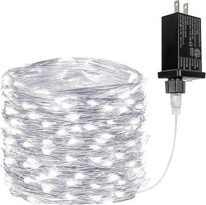 33Ft 100LED Fairy Lights Plug in, Waterproof String Lights Outdoor & Indoor 8 by BHCLIGHT