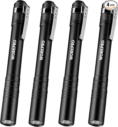 WORKPRO LED Pen Light, Aluminum Pen Flashlights, Pocket Flashlight by WORKPRO