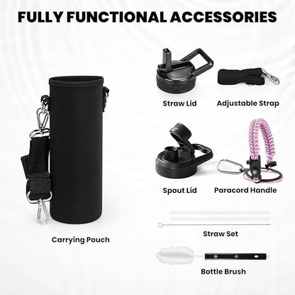 RAYMYLO Insulated Water Bottle 20 oz, Triple Wall Vacuum Stainless Steel - Image 6