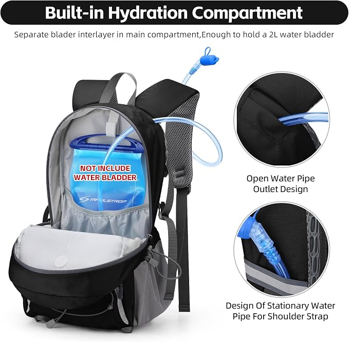 RealCool Hiking Backpack for Men Women, 30L Lightweight Waterproof Travel - Image 5