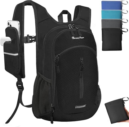 Seektop Small Hiking Backpack Expandable 12L-15L, Lightweight Packable by SeektopSports