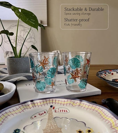 KLIFA- HAWAII series- 15.2 & 20.9 ounce, Sea World Acrylic Drinking Glasses - Image 4