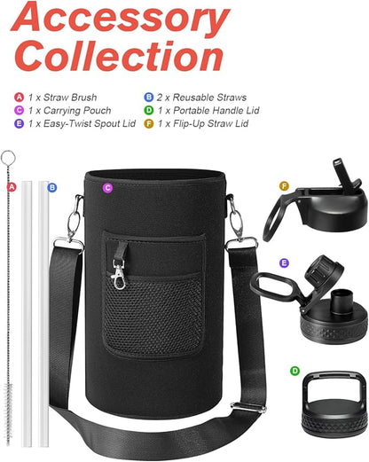 Coolflask 128 oz Gallon Water Bottle Insulated - Image 7