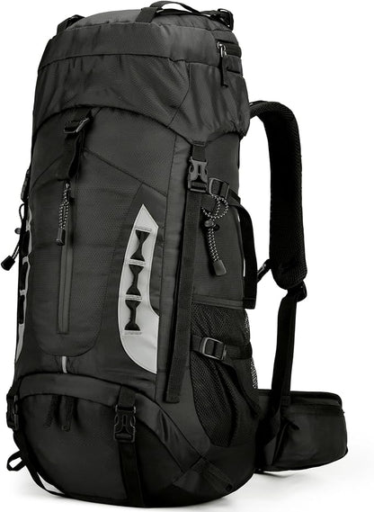 75L Hiking Backpack with Rain Cover Waterproof Camping Backpack Shoes Warehouse by W+WINTMING