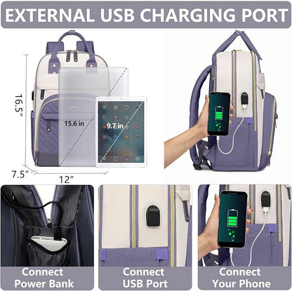 Laptop Backpack for Women Work Bag - Image 4