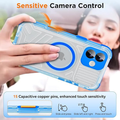 WIFORT for iPhone 16 Plus Waterproof Case, Fit for Magsafe Full Body Magnetic - Image 5