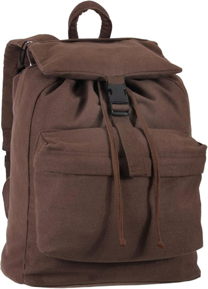Rothco Canvas Daypack – Heavy-Duty Cotton Canvas Backpack by Rothco