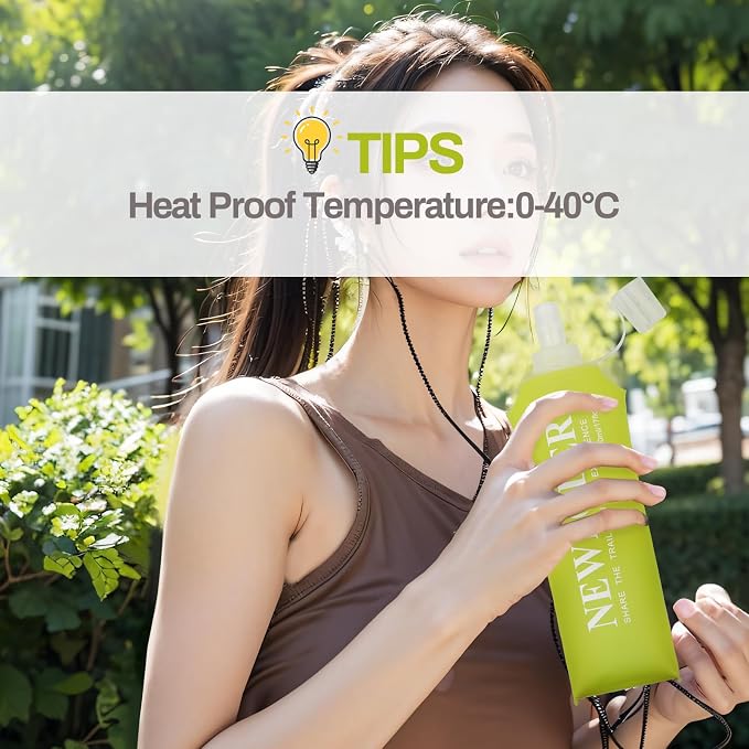 Soft Flask Running Bottles Collapsible Water Bottle Foldable - Image 6