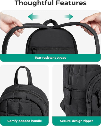 BAGSMART College Laptop Backpack, Mini Backpack - Image 7
