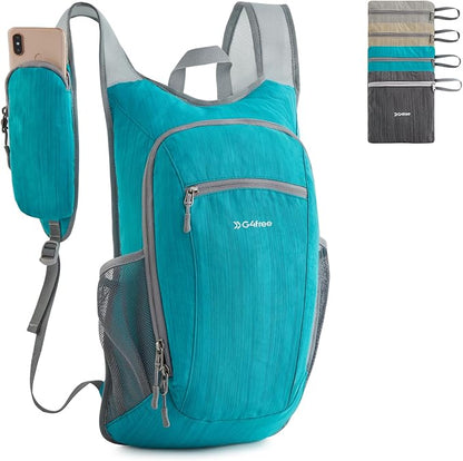 G4Free 15L Hiking Daypack Lightweight Travel Backpack Packable Outdoor Casual by G4Free