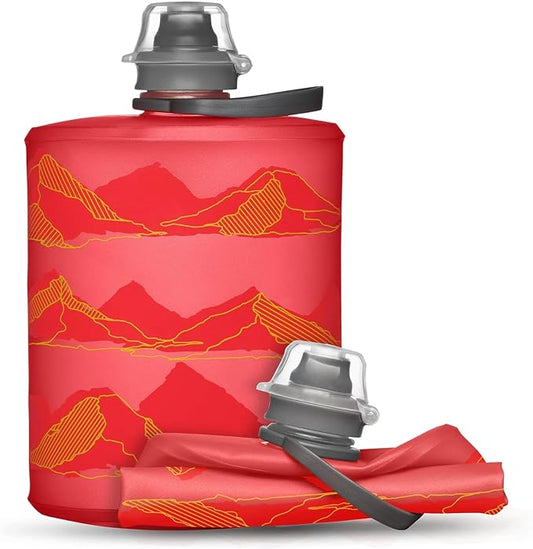 HydraPak Stow Collapsible Water Bottle – 350ml, 1L – Ultralight, Leak-Proof by Hydrapak