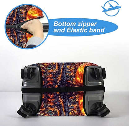 Luggage Cover Protector for 26-28 Inch Suitcases, TSA Approved Elastic Travel - Image 5