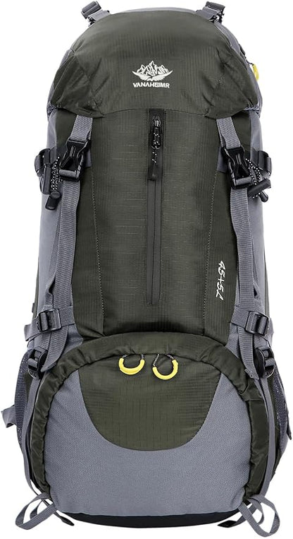 WoneNice 50L Waterproof Hiking Backpack by WoneNice