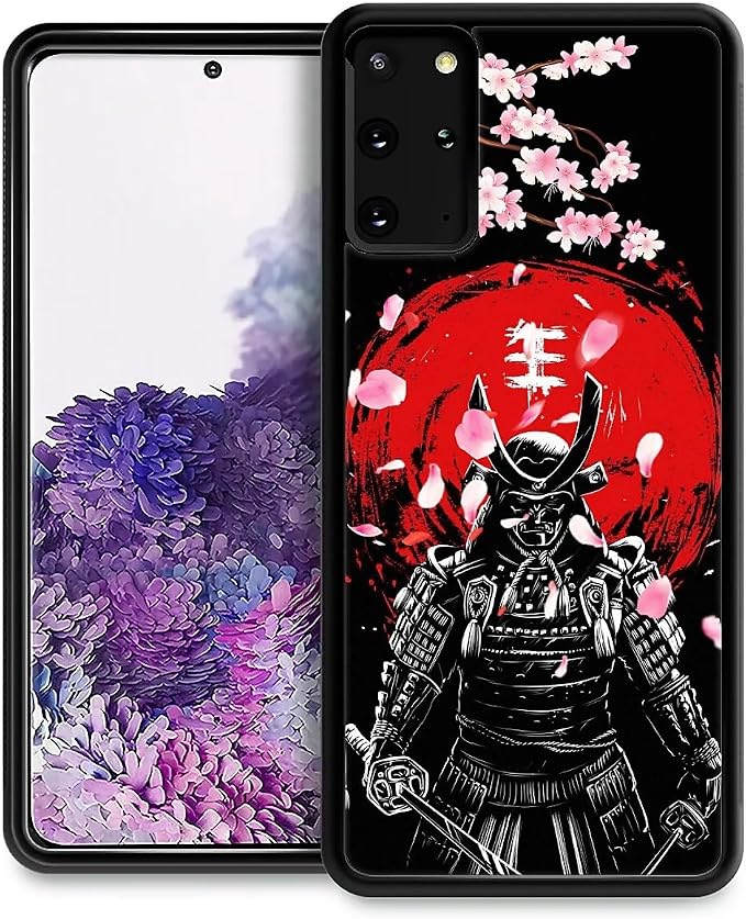for Samsung Galaxy S20 Plus Case, Sakura Japanese Samurai Pattern Graphic by FKBRCL4U