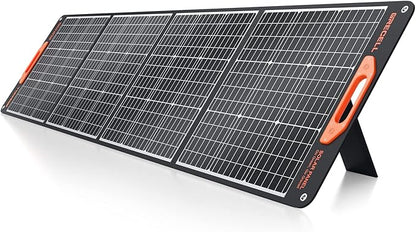 200W Portable Solar Panel for Power Station Generator, 12V/24V Flexible by GRECELLPOWERSTATION