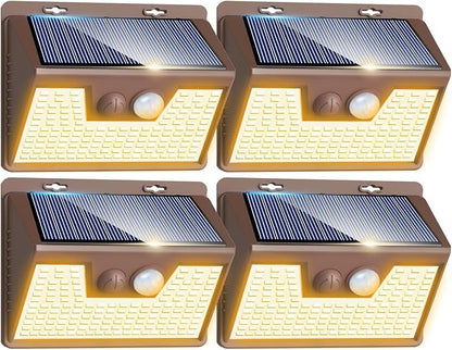 Peasur Solar Lights Outdoor Motion Sensor Waterproof, 3 Modes Security Wall by Peasur