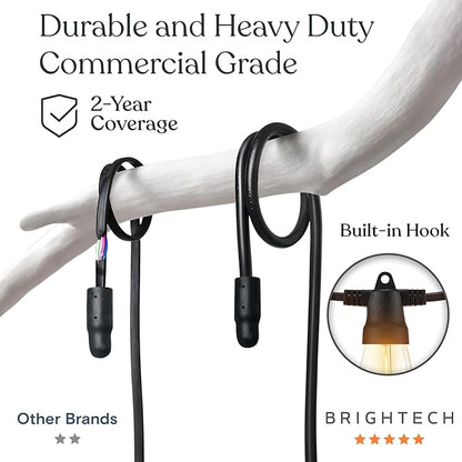 Brightech Ambience Pro Super Bright Solar - 48Ft Remote Control Outdoor String - Image 3