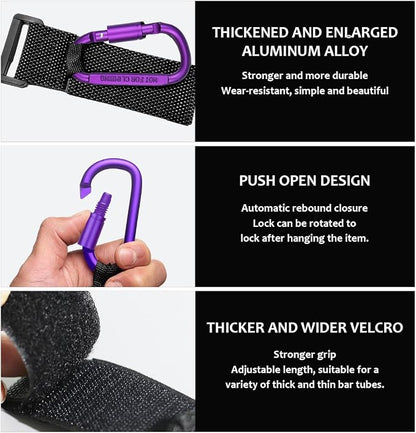 KVAEY 2 Pack Multipurpose Hook for Hanging Helmet, Durable Carabiners, Roll Bar - Image 3