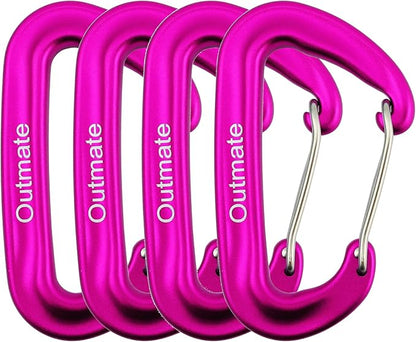 12kN 3.2"x2" Heavy-Duty Carabiner Clips by Outmate