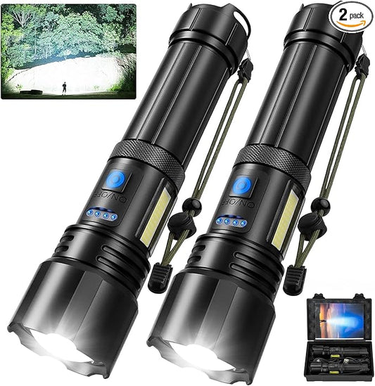 Flashlight Rechargeable Flashlights High Lumens, 000 LM Bright LED Flashlight by Sigoobal