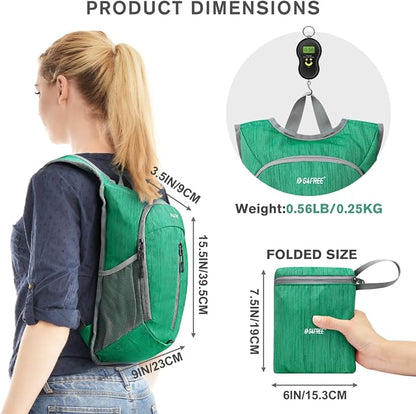 G4Free 10L Hiking Backpack Small Travel Hiking Daypack Lightweight Packable - Image 2