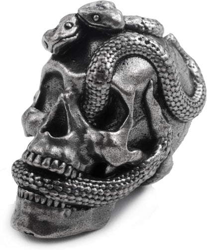 Skull Paracord Bead, 0.75x0.56x0.78 inches, - Image 4