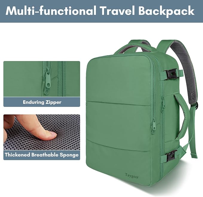 Taygeer Travel Backpack for Women, Carry On Backpack - Image 9