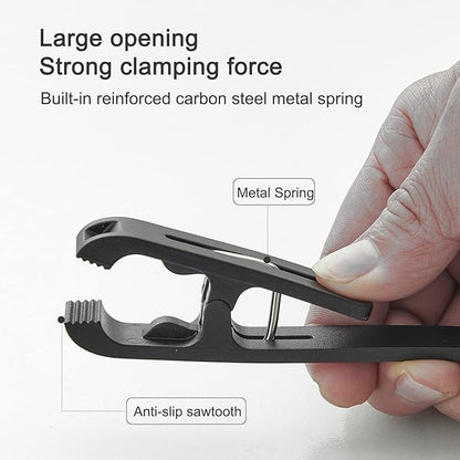 Multipurpose Hook Clips, Strong Large Plastic Clothes Clip Hanger, S Hooks - Image 4