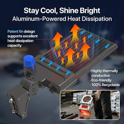 HYPERLITE Led Parking Lot Light - 400W UL Listed LED Stadium Lights - Image 5
