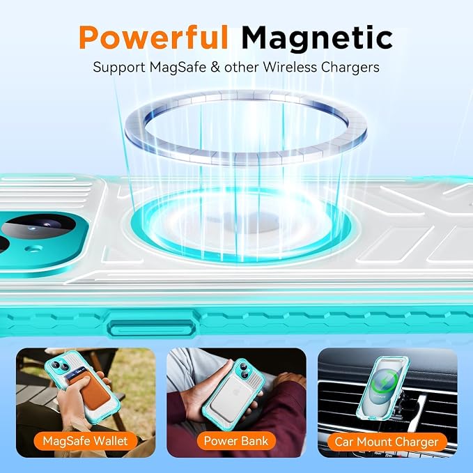WIFORT for iPhone 15 Waterproof Case, 360 Full Body Sealed Protection Cover - Image 4
