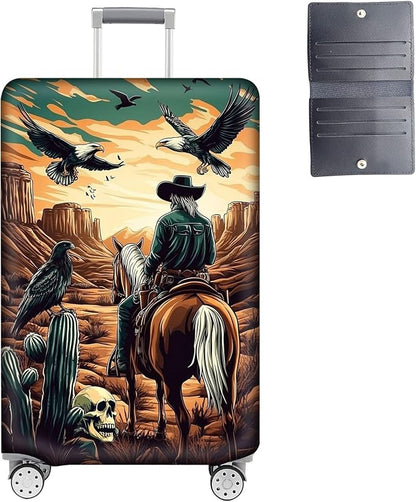 Luggage Cover Protector for 30-32 Inch Suitcases, TSA Approved Elastic Travel by Unknown
