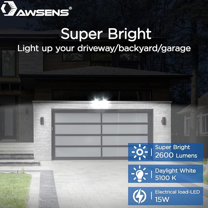 40W LED Security Lights Motion Sensor Light Outdoor, 180 Degree, 4000LM Motion - Image 5