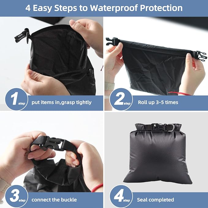 6PCS Dry Bags Waterproof, Lightweight Dry Bags - Image 3
