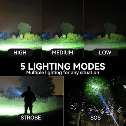Rechargeable Flashlights 90, 000 High Lumen, 2 Pack Super Bright LED Flashlight - Image 4