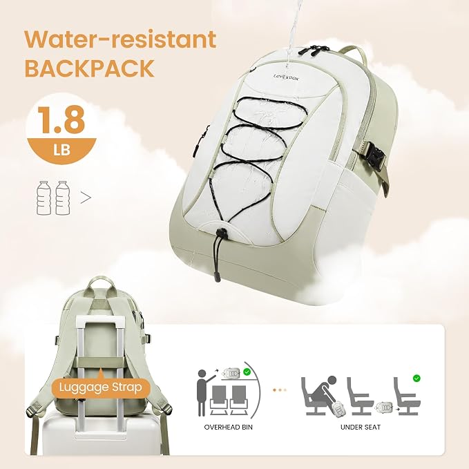LOVEVOOK Mens Backpack with Giant Tumbler Holder Pocket, 17 Inch Everyday - Image 6